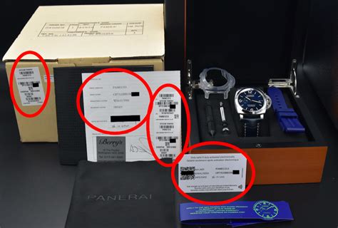 panerai bb serial number|pam guard warranty.